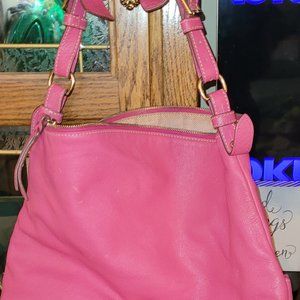 Hot Pink Dooney and Burke large purse.